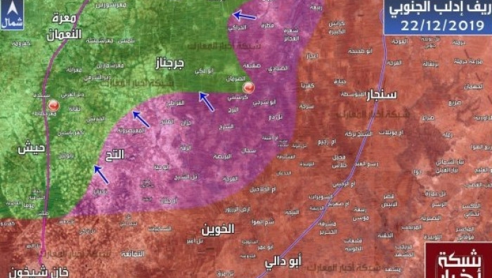 النظام يقترب من معرة النعمان و...