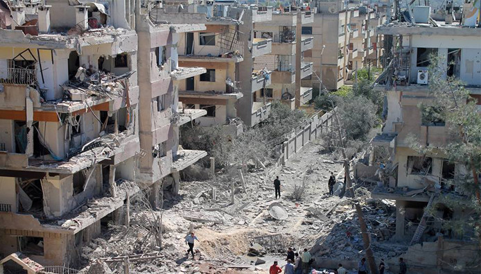 أطفال الوعر الحمصي ضحايا مجزرة بصواريخ الأسد