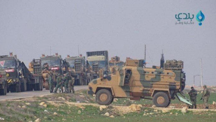 تركيا تسير الدورية الخامسة بري...