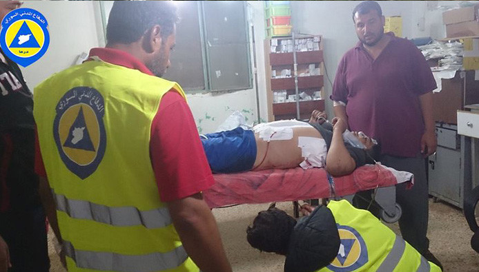 ستة مدنيون شهداء بالبراميل الم...