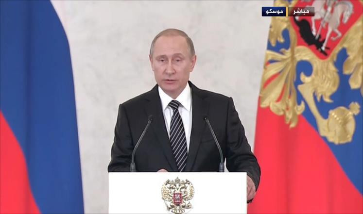 بوتين يعترف باختبار أسلحة بلاد...