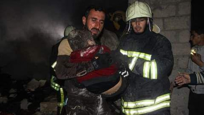 استشهاد خمسة مدنيين بينهم ناشط...