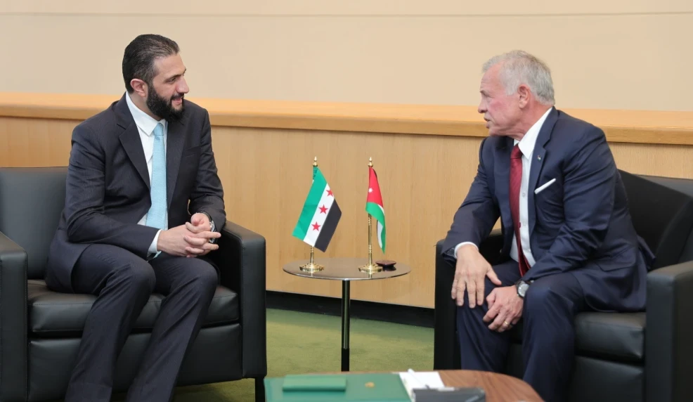 الرئيس السوري الانتقالي يجري ل...