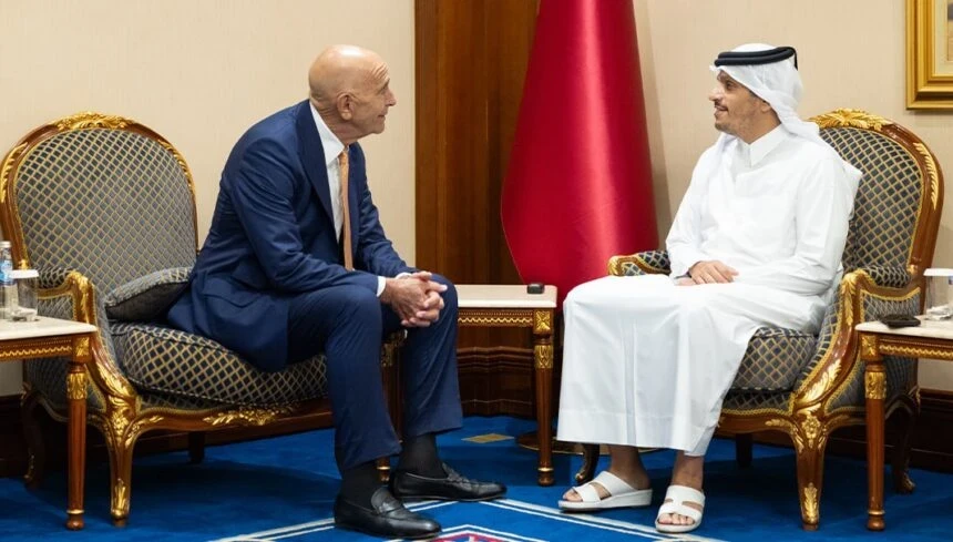 قطر تبحث مع المبعوث الأمريكي إ...