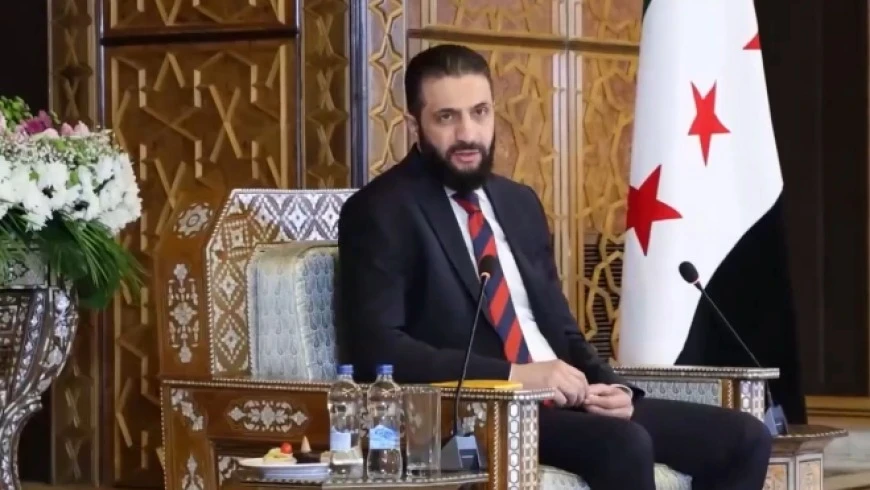 الشرع: من يطالب بتقسيم سوريا "...