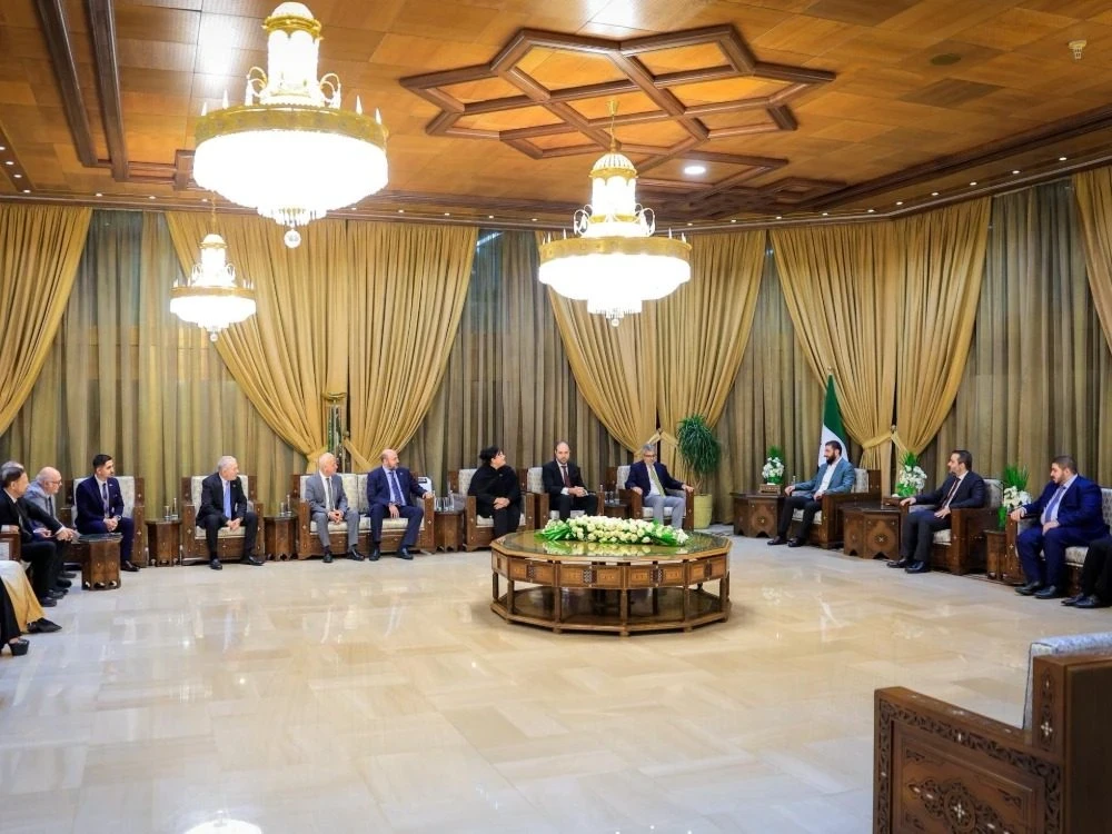 دمشق.. الرئيس الشرع يستقبل وفد...