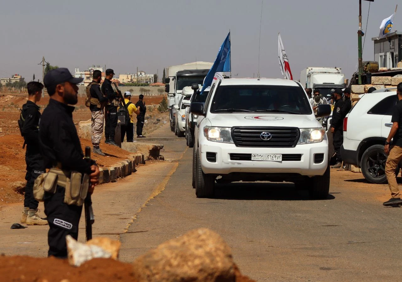 قافلة المساعدات السابعة تصل إل...