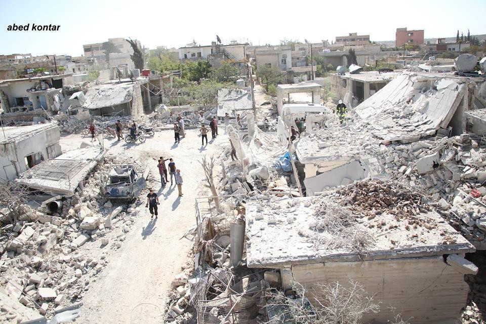 الطيران الروسي يرتكب مجزرة في...