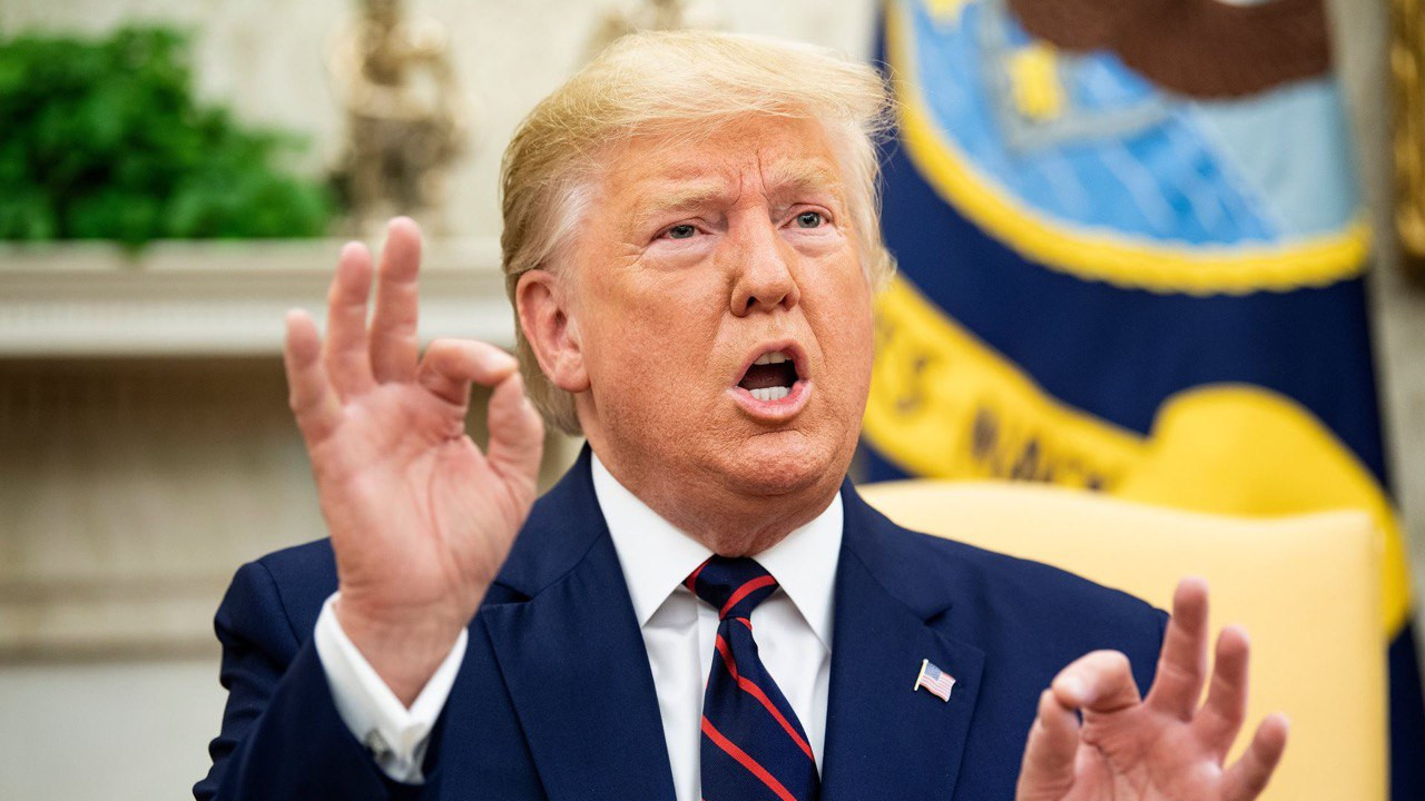 بكلمتين ترامب يرد على وزير خار...