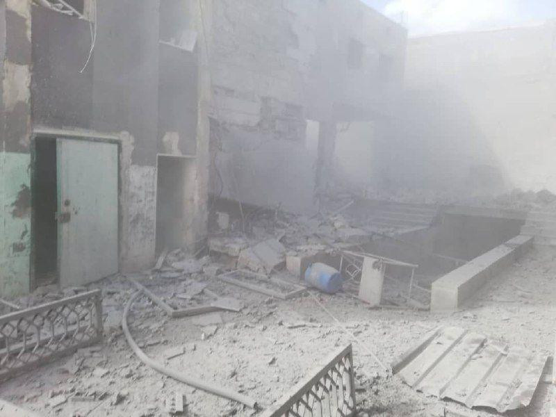 حلب.. روسيا تُدمِر مشفى كنانة...