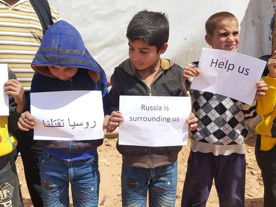 روسيا تقتلنا ساعدونا.. رسالة س...