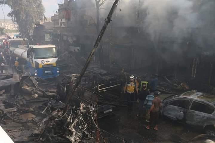 حصيلة مجزرة عفرين تصل إلى 52 و...