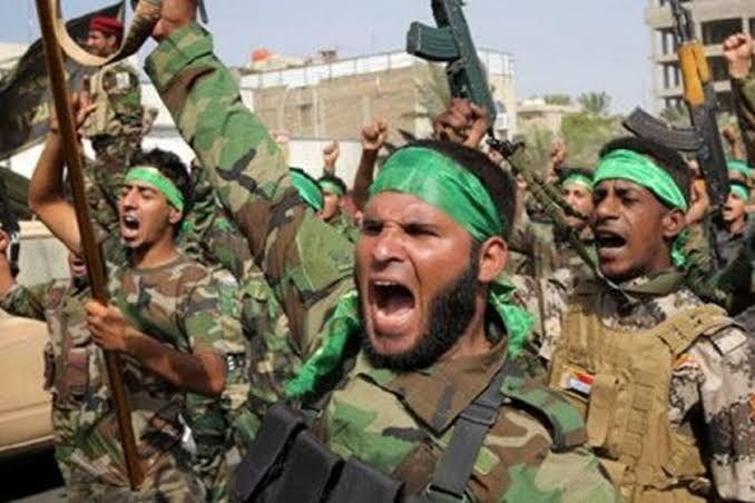 ميليشيا الحشد العراقي يستعرض س...