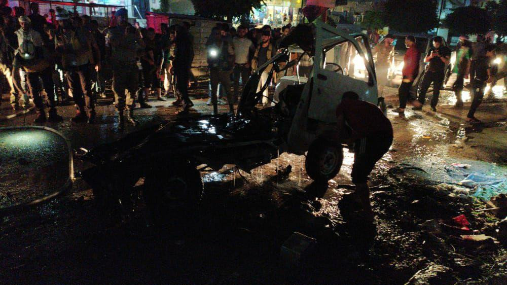 جرحى مدنيون بانفجار وسط عفرين...