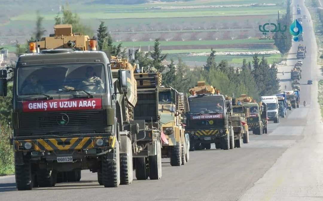 تركيا تدفع بتعزيزات إلى إدلب و...