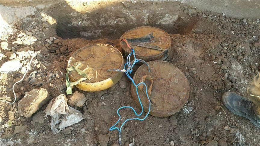 "الجيش الوطني" يضبط عبوات ناسف...