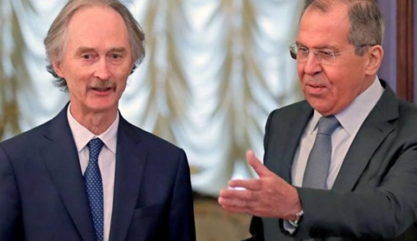 لافروف يلتقي المبعوث الأممي ال...