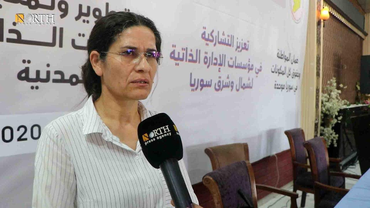 رئيسة "مسد" تثني على روسيا وتأ...