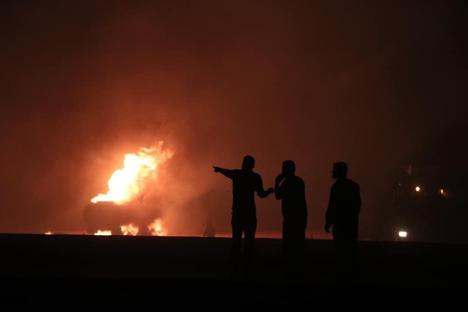 ضحايا بقصف مجهول طال سوق المحر...