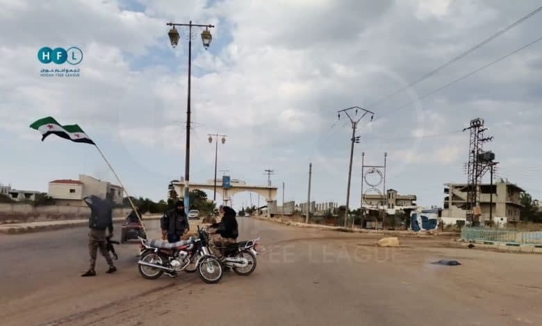 مقاتلو درعا يتربصون بالنظام.....