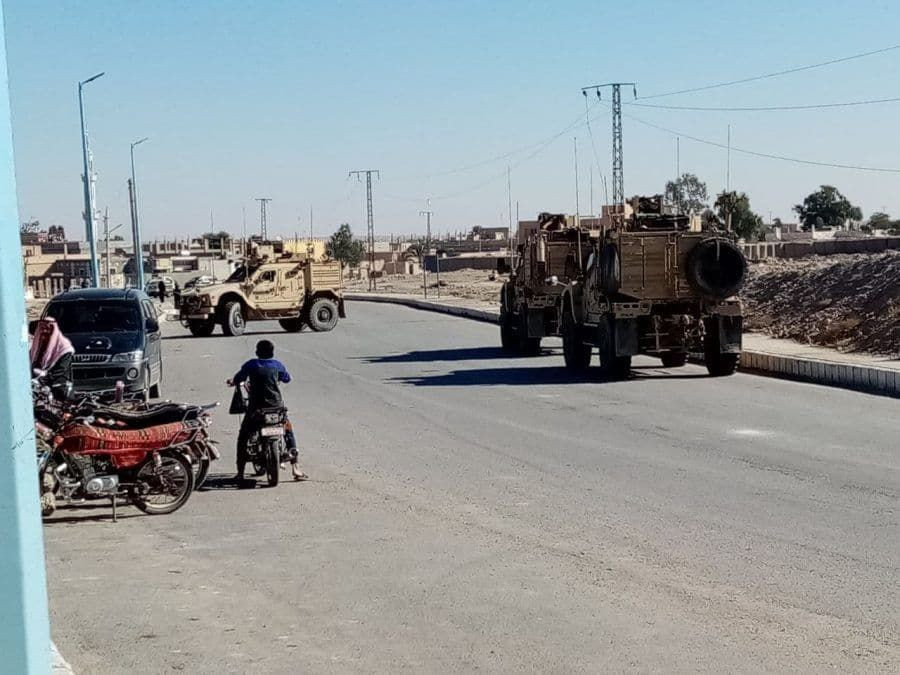 رتل للتحالف الدولي يدخل مخيم ا...