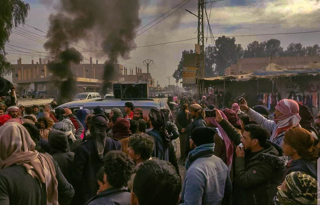 مظاهرة ضد فساد مجالس "قسد" شرق...