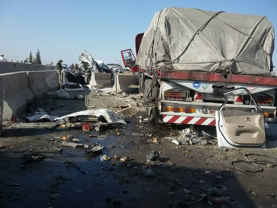 ضحايا مدنيون بحوادث سير متفرقة...