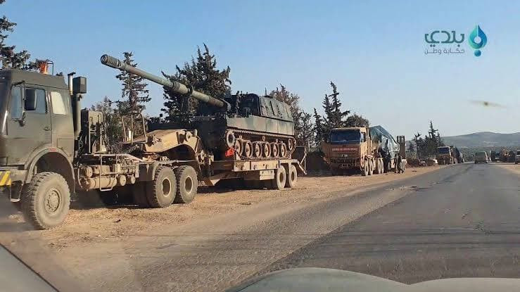 النظام يستهدف رتلا تركيا في إد...