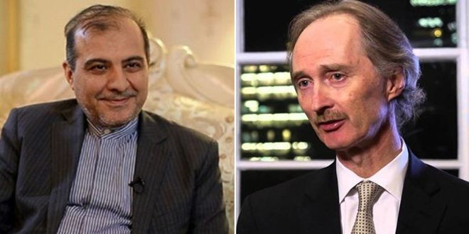 بيدرسن يبحث مع مسؤول إيراني ال...