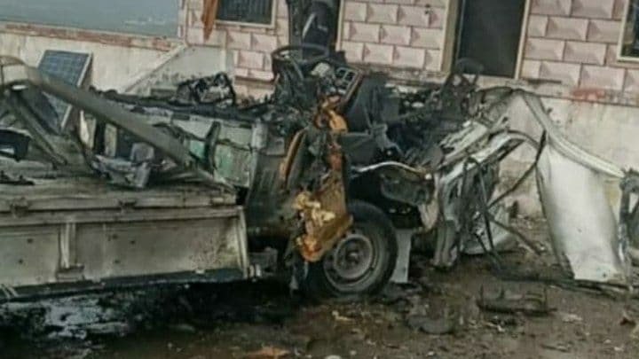 بصاروخ موجه.. جريح باستهداف ال...