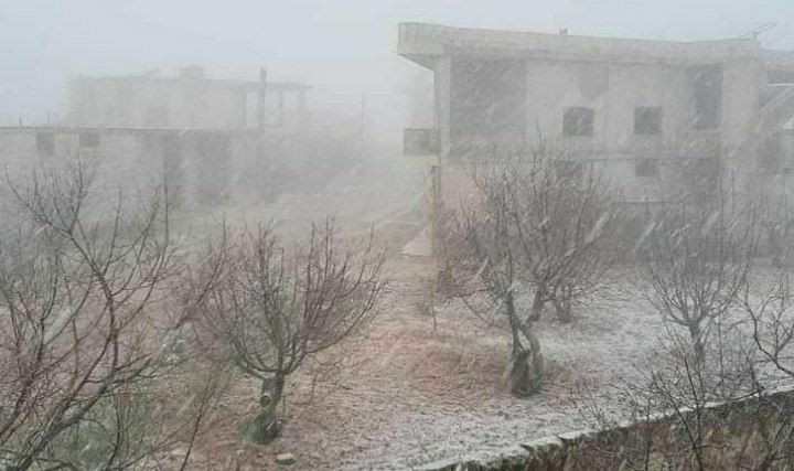 عواصف مطرية وثلجية تضرب سوريا....