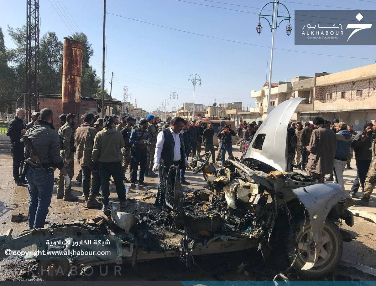 أربعة شهداء بتفجير في رأس العي...