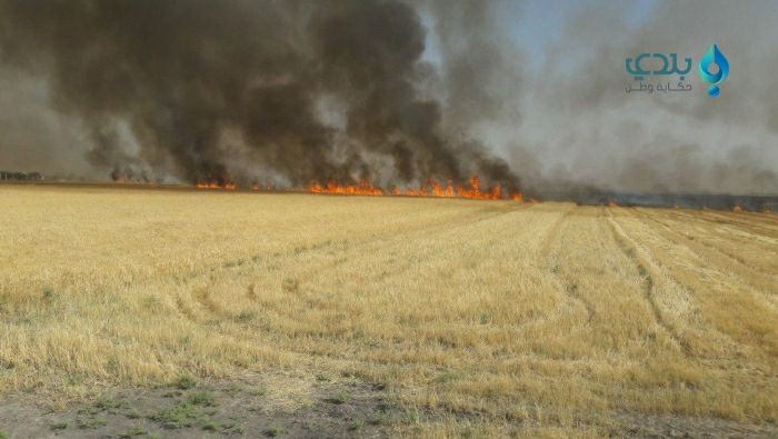 حماة.. إصابات وحرائق بقصف مدفع...