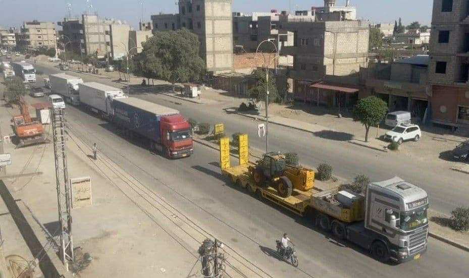 قافلة عسكرية لـ"التحالف الدولي...