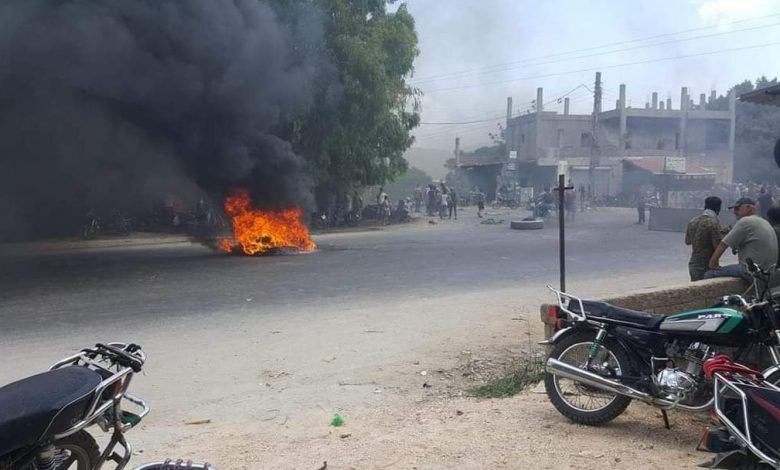 احتجاجات واسعة في طرطوس (صور)