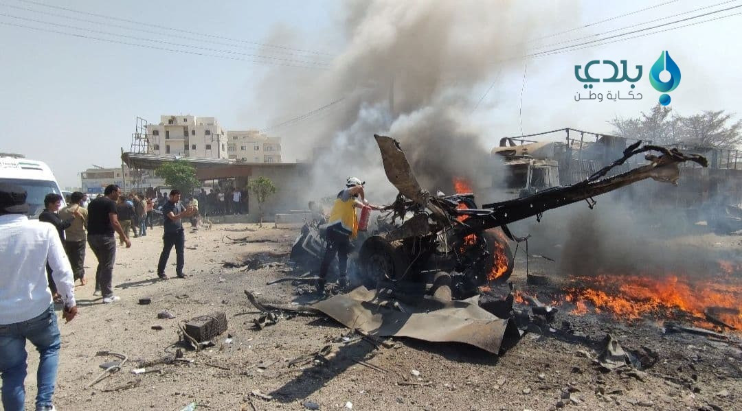 جرحى بانفجار سيارة مفخخة في إع...