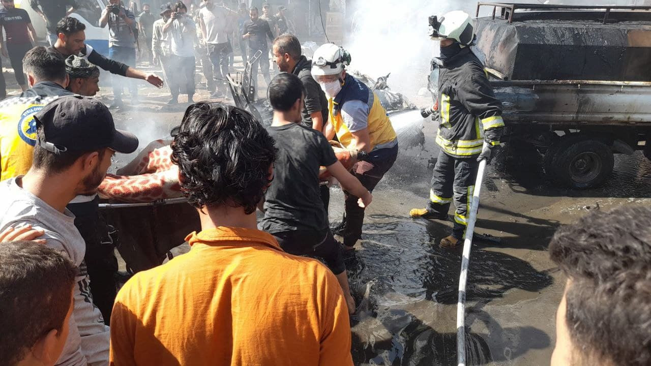 حلب.. ارتفاع حصيلة شهداء عفرين...