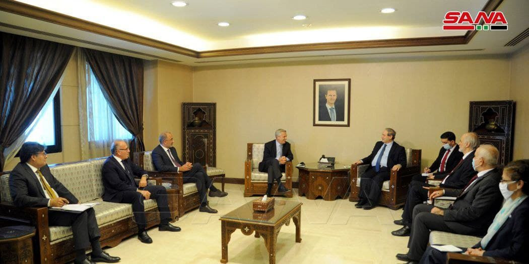 وزير خارجية النظام للمفوض السا...