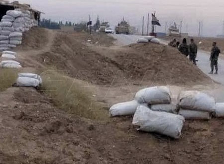 قوات النظام تعترض رتلا أمريكيا في القامشلي