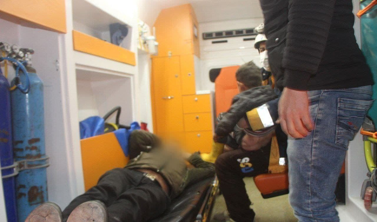 جرحى بحادث سير غرب إدلب