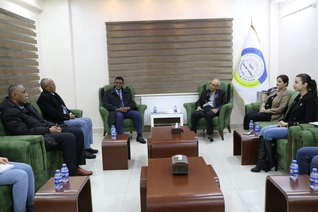 وفد من سفارة السودان بدمشق في...