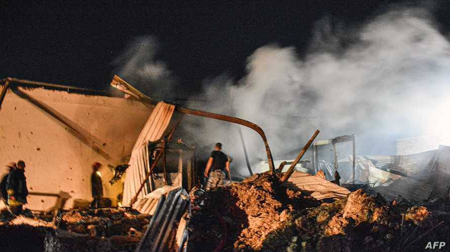 للمرة الثانية إسرائيل تقصف مرف...