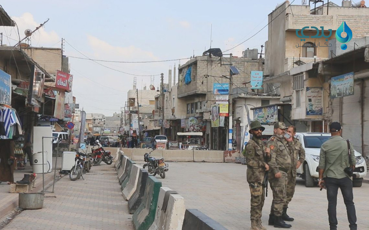 حلب.. "شرطة إعزاز" تضبط عبوة ن...