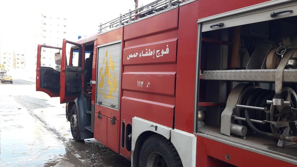 انفجار جهاز تلفزيون في حمص يود...