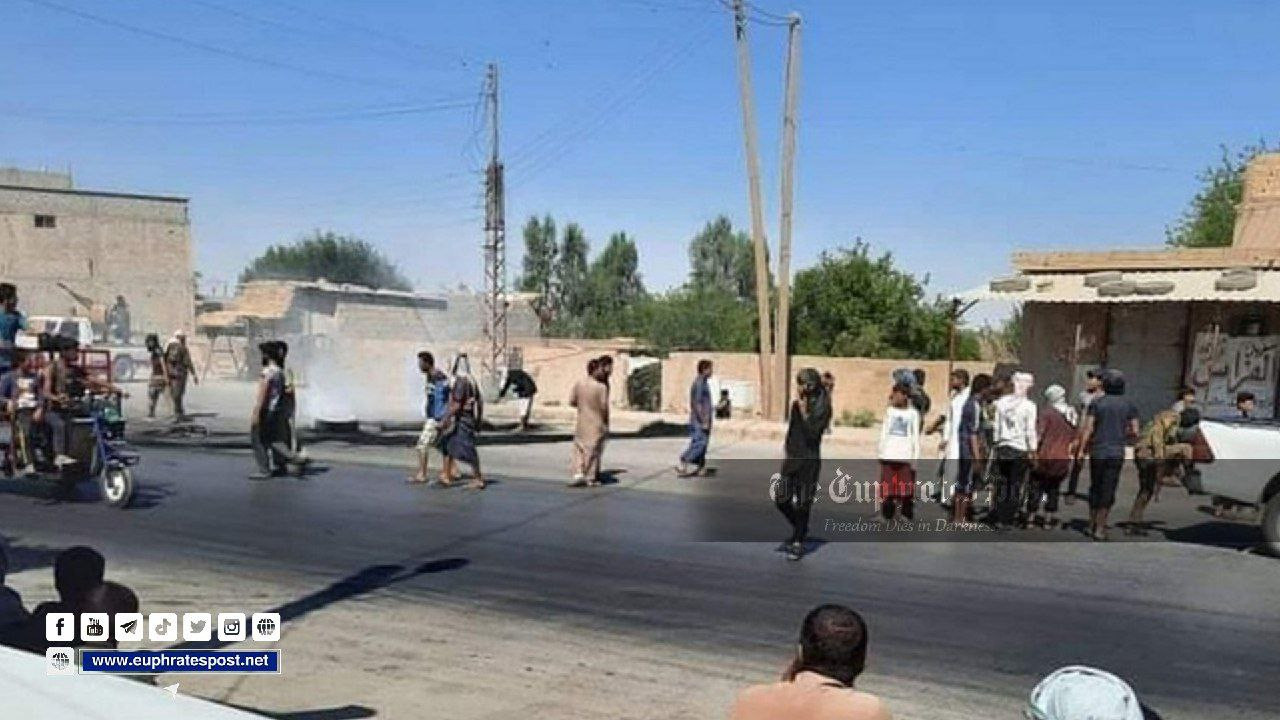 ديرالزور.. احتجاجات وقطع للطرق...