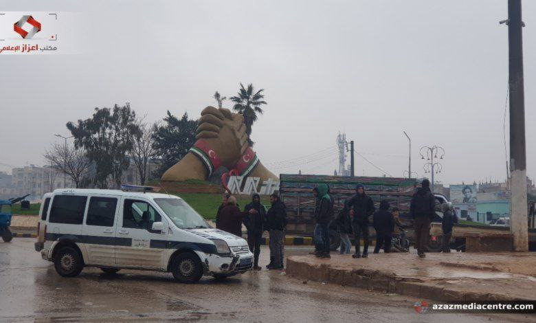 حلب.. "أمن إعزاز" يشدّد حواجزه...