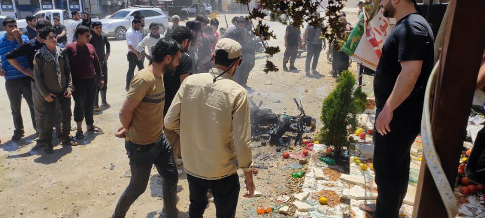 جرحى مدنيون بانفجار في عفرين