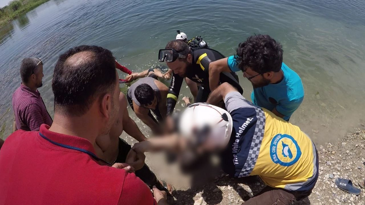 غرق شابين في نهر الفرات بجرابل...