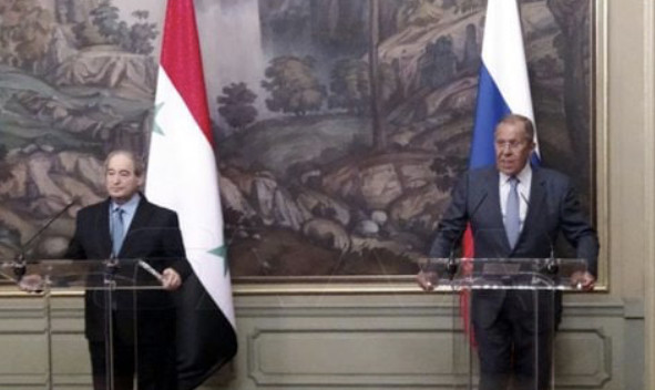 "لافروف" يرفض التدخلات الخارجي...