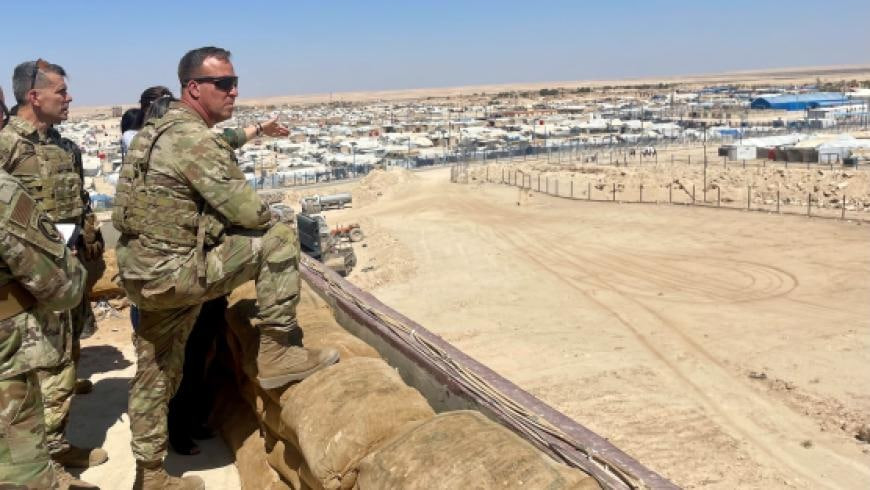 خلال زيارة لـ "الهول".. جنرال...